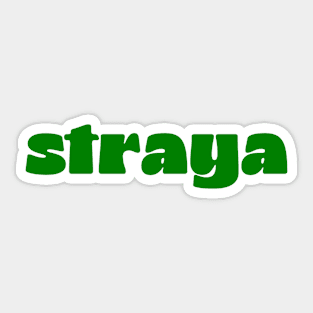 Straya Sticker
